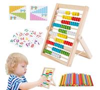 Cabacus de calcul pour - Jeu de comptage d'apprentissage précoce - Étagère à calculs pour d'âge préscolaire, idéal pour les tout-petits, les maternelles, la salle de jeux pour garçons