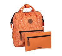 Cabaïa Sac à dos Adventurer All Over Backpack S Orange et blanc 30x23,5x9 cm Bayonne