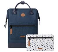 Sac à dos de loisirs - CABAIA - Adventurer Melanged Backpack L - Bleu foncé/Gris bleu - 39x28x16 cm - 755g