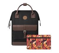 Cabaïa Sac à dos Adventurer Managua 18L déperlant, compartiment PC 13", certifié vegan, mixte, noir