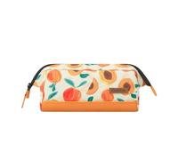 Cabaia Oxford Smart Organizer Trousse à crayons recyclée écologique et hydrofuge - Motif Rue Garret Orange Peach, Orange, Trousse à crayons