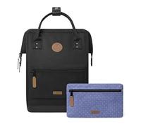 CABAIA - Modèle Berlin - Sac à dos avec 2 poches - Medium - 23L - Déperlant et Garantie à vie - Elegant pour Homme et Femme - Ecole, Voyage et Affaires - Certifié Vegan