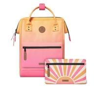 CABAIA - Sac à Dos Adventurer Cabourg - Medium 18L - Déperlant - Compartiment Ordinateur Portable 13-2 Poches - Certifié Vegan - Sac Voyage, Affaires, École pour Homme et Femme - Rose