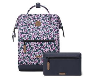 CABAIA - Sac à Dos Adventurer Cagliari - Large 23L - Déperlant - Compartiment Ordinateur Portable 15" - 2 Poches - Certifié Vegan - Sac Voyage, Affaires, École pour Homme et Femme - Violet