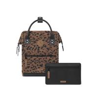 CABAIA - Sac à Dos Adventurer Gaya - Mini 10L - Déperlant - Compartiment Ordinateur Portable 10,5-2 Poches - Certifié Vegan - Sac Voyage, Affaires, École pour Homme et Femme - Marron