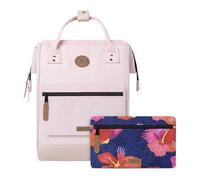 CABAIA - Sac à Dos Adventurer Hanoï - Medium 18L - Déperlant - Compartiment Ordinateur Portable 13" - 2 Poches - Certifié Vegan - Sac Voyage, Affaires, École pour Homme et Femme - Rose