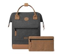 Cabaia Londres Medium Black Melanged Sacs ordinateur Taille unique Anthracite
