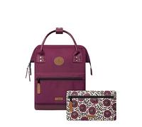 CABAIA - Sac à Dos Adventurer Nice - Mini 10L - Déperlant - Compartiment Ordinateur Portable 10,5" - 2 Poches - Certifié Vegan - Sac Voyage, Affaires, École pour Homme et Femme - Violet