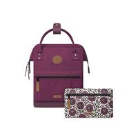 CABAIA - Sac à Dos Adventurer Nice - Small 10L - Déperlant - Compartiment Ordinateur Portable 10,5" - 2 Poches - Certifié Vegan - Sac Voyage, Affaires, École pour Homme et Femme - Violet