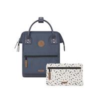 Cabaïa Sac à dos Adventurer Port Antonio Mini 10L déperlant PC 10,5" 2 poches certifié vegan Bleu