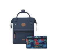 CABAIA - Sac à Dos Adventurer Reykjavik - Maxi 23L - Déperlant - Compartiment Ordinateur Portable 15" - 2 Poches - Certifié Vegan - Sac Voyage, Affaires, École pour Homme et Femme - Bleu