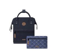 CABAIA - Sac à Dos Adventurer Zurich - Mini 10L - Déperlant - Compartiment Ordinateur Portable 10,5" - 2 Poches - Certifié Vegan - Sac Voyage, Affaires, École pour Homme et Femme - Bleu