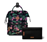 CABAIA Sac à dos de loisirs noir multicolore pour femme et homme - Adventurer All Over Backpack S Valladolid 338515
