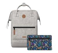 CABAIA sac à dos de loisirs pour ordinateur portable Adventurer Vegan Nubuck Backpack 23L Reims gris