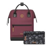 CABAIA Sac à dos de loisirs rouge vin noir pour femme et homme - Adventurer Waterproof Recycled Backpack M Kassala 310526