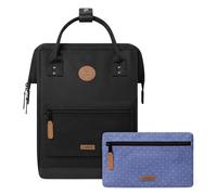 Cabaïa Sac à dos étanche - Système MOLLE et design tendance pour hommes et femmes - Nylon robuste, confort rembourré - Idéal pour les voyages, l'école, le travail - Rouge