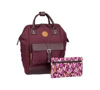 Cabaïa Sac à dos étanche - Système MOLLE et design tendance pour hommes et femmes - Nylon robuste, confort rembourré - Idéal pour les voyages, l'école, le travail - Jaune, orange, Norfolk, taille