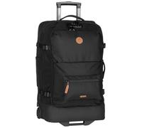 CABAIA Sac à Dos Soft Suitcase 2 Wheels Essentials Trolley 75L Berlin Noir 70cm