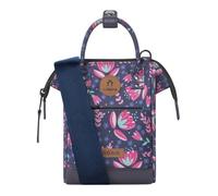 CABAIA Sac à épaule bandoulière bleu foncé rose pour femme et homme - Adventurer All Over Nano Bag Grotta Verde 310711