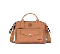 Cabaïa Sac Bandoulière Crossbody Adventurer Medium (5,8L) - Sac à Main Femme - Bandoulière Réglable & Ouverture Grand Angle - Vegan & Déperlant - Idéal Quotidien, Ville & Voyage - Marron (Moscou)