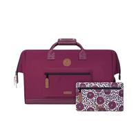 CABAIA - Sac de Voyage Duffle Adventurer Nice 40L - Compatible Bagage Cabine 45x30x29 - Déperlant & Certifié Vegan - 2 Poches - Compartiment à Chaussures - Sac Week-End, Sac de Sport - Violet
