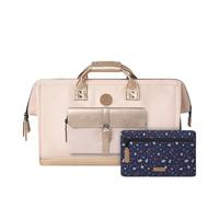 CABAIA - Sac de Voyage Duffle Adventurer Queretaro 40L - Compatible Bagage Cabine 45x30x29 - Déperlant & Certifié Vegan - 2 Poches - Compartiment à Chaussures - Sac Week-End, Sac de Sport - Rose
