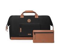 CABAIA Sac de voyage noir brun clair pour femme et homme - Adventurer Essentials Duffle Bag Cologne 310712