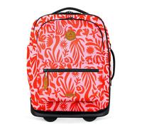 CABAIA Sac à Dos Soft Suitcase 2 Wheels All Over Trolley 27L Zante Rose 42cm