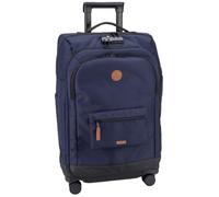 CABAIA Soft Suitcase 4 Wheels Essentials Trolley Reykjavik Bleu Marine 68cm