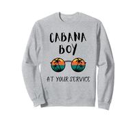 Cabana Boy Funny Summer Pool Party Bartender Barman Sweatshirt