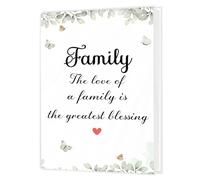 Cabana Bro Album photo de famille pouvant contenir 36 photos de 10 x 15 cm, « The Love of a Family Is the Greatest Blessing » - Cadeau souvenir pour la famille, l'obtention d'un diplôme, les voyages