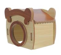 Cabane à Hamster en Bois Plateforme et Labyrinthe | Structure Détachable à Chambres Multiples, Accès Modulable, Décor de Cage, pour Hamsters et Petits Animaux
