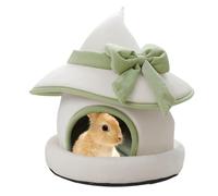 Cabane À Lapin - Maison pour Lapins Mignonne et Chaude - Lit Amovible pour Hamster | pour Chinchilla Cochons d'Inde Furet Hérisson Poule Chaton Petit Animal Maison Intérieur