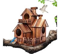 Cabane À Oiseaux Nichoir en bois rustique