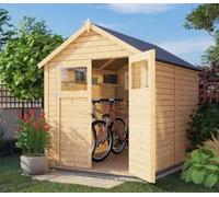 Cabane à Outils Alisha en Bois de la Marque Alpholz | Remise à Outils | abri de Jardin Exterieur | Rectangle, Construction en Panneaux préfabriqués, cabane de Jardin, Toit en bâtière, épaisseur de