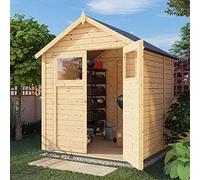 Cabane à Outils Alisha en Bois de la Marque Alpholz | Remise à Outils | abri de Jardin Exterieur | Rectangle, Construction en Panneaux préfabriqués, cabane de Jardin, Toit en bâtière, épaisseur de