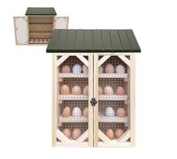 Cabane à œufs de ferme, apporte un charme campagnard à votre comptoir de cuisine, organisateur d'œufs de style campagnard pour œufs, décoration de cuisine de ferme pour le rangement du garde-manger