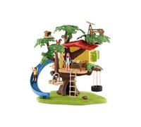 Cabane aventure dans les arbres, coffret de 60 pièces détaillées avec balançoire, 2 figurines d'enfant et figurines d'animaux, jouets de ferme pour enfants dès 3 ans - schleich 42408 FARM WORLD