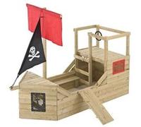 Cabane bateau pirate Galleon en bois Naturel G
