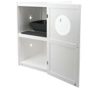 Cabane cache litière 2 compartiments pour chat H 90 cm. - Trixie