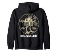 Cabane de Baba Yaga Mythologie Slave Sweat à Capuche