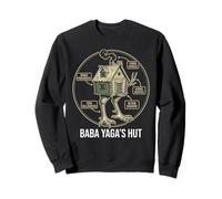 Cabane de Baba Yaga Mythologie Slave Sweatshirt