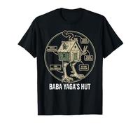 Cabane de Baba Yaga Mythologie Slave T-Shirt