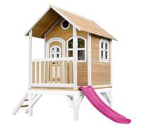 Cabane de jardin avec toboggan violet TU