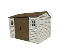 Cabane de jardin plastique Duramax Apex 3,2x2,4 m marron