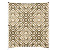 Cabane de plage pliable vintage en forme de croix verte UPF50 - Grand abri solaire avec poteaux robustes, sacs de sable et pelle pour jardin, prairie, parc