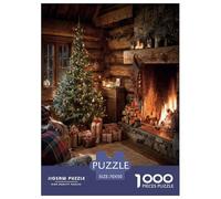 Cabane Douillette with FireplacePuzzles pour Adultes 70x50cm/1000pcs,Jeux De Défi