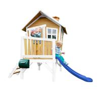 Cabane en bois avec toboggan pour enfant - Robin