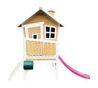 Cabane en bois avec toboggan pour enfant - Robin