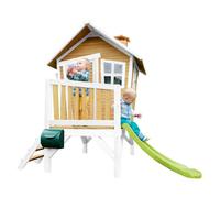 Cabane en bois avec toboggan pour enfant - Robin